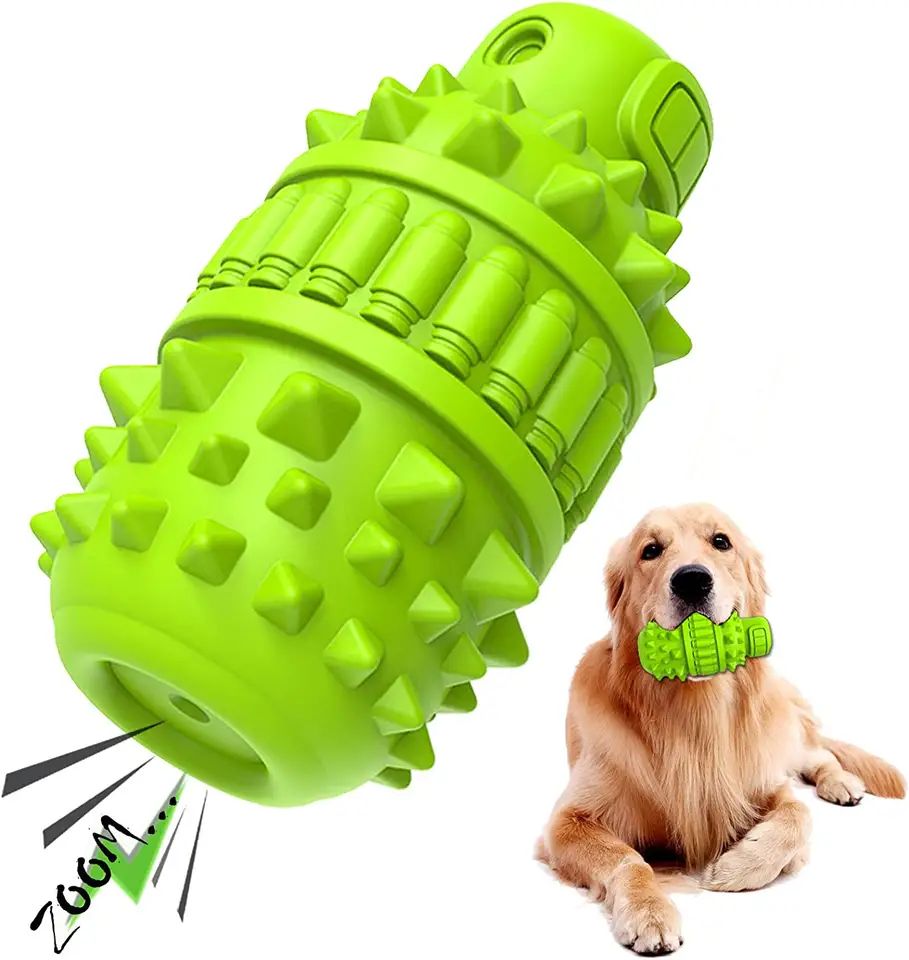 Toy Chew Dog Rubber airson Chewers ionnsaigheach